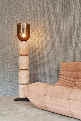 Salon avec papier peint Arte AllNaturals WaffleWeave