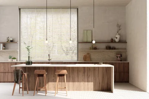 Cuisine moderne avec store Copahome Botanic