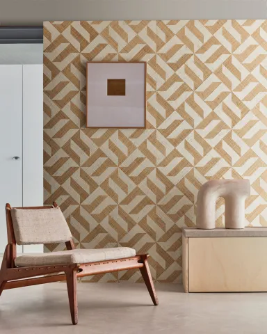 Salon avec papier peint Arte Intuition Compound